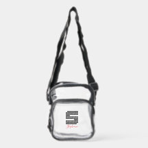 Bolsa de Estadio Clara - simple Letra Inicial S