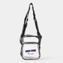 Bolsa de Estadio Transparente Personalizada USA Fú