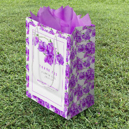 Bolsa de favores de la boda color púrpura de Bouga