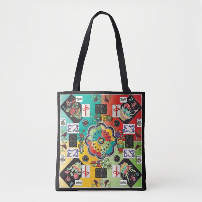Bolsa de fichas de Mahjong (Anverso)