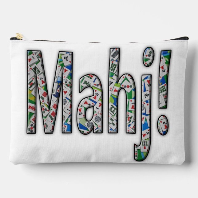 Bolsa de fichas de Mahjong - Mahj! (Anverso)