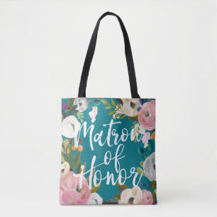 Bolsa de fiesta de boda floral cepillada Matrona d