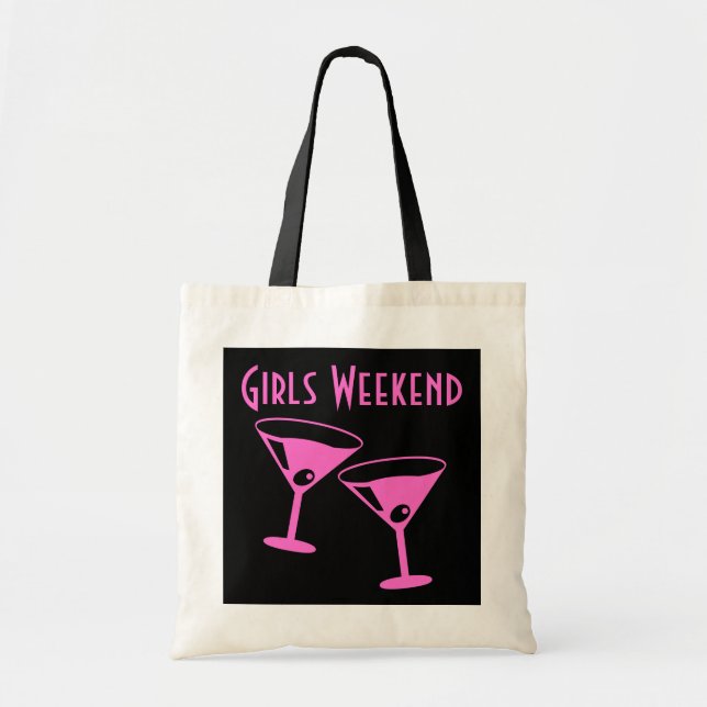 Bolsa de fiesta de fin de semana para chicas con v (Frente)