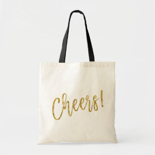 Bolsa de Fiesta de Relieve metalizado dorado de Qu