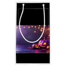 Bolsa de Fiesta tallada en calabaza de Halloween