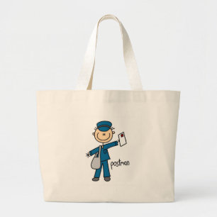 Bolsa de figura de palo de trabajador postal