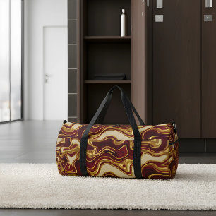 Bolsa de fin de semana con patrón abstracto opulen