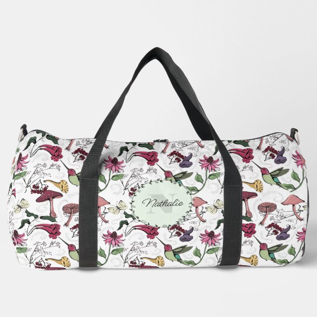 Bolsa De Fitness Deportiva De Hummingbird Naturale (Anverso)
