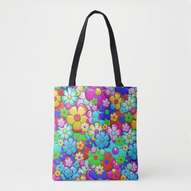 bolsa de flores hippie (Anverso)