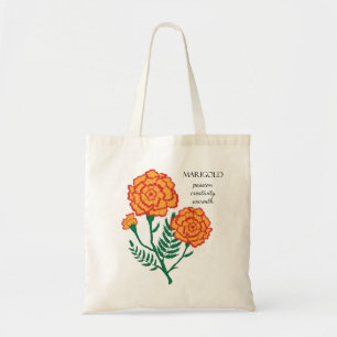 Bolsa de flores Marigold Octubre Nacimiento Mes de