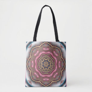 bolsa de flores rosa fractal