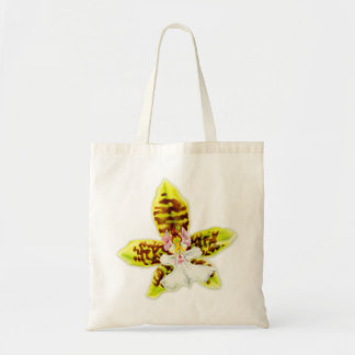 Bolsa de flores verdes de lima de arte fino de orq