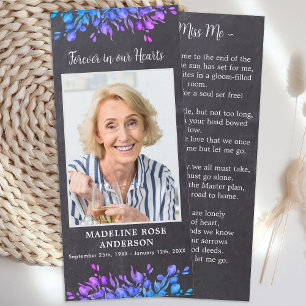 Bolsa de fotos de la tarjeta de oraciones del fune