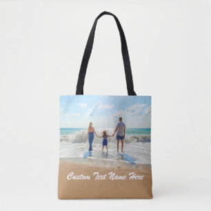 Bolsa de fotos personalizada con texto Personaliza