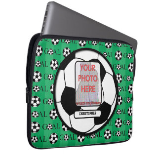 Bolsa de fútbol de nombre y foto personalizada