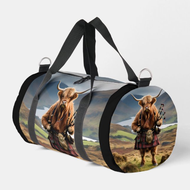 Bolsa de gaitero de vaca de las Highlands escocesa (Esquina izquierda)