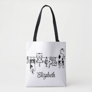 Bolsa de gatitos colgantes personalizada