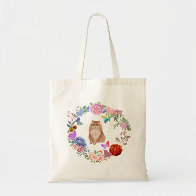 Bolsa de gato floral (Frente)