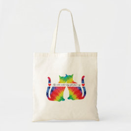 Bolsa de gatos coloridos