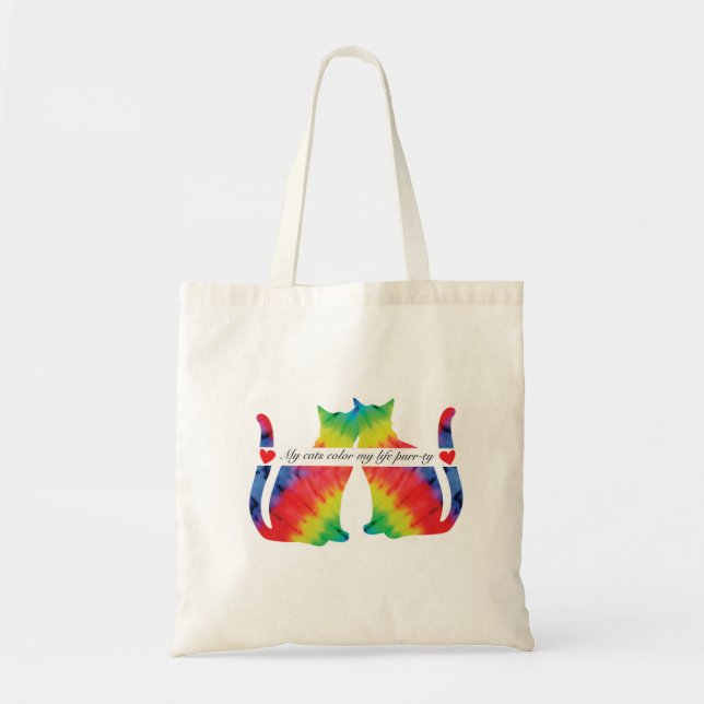 Bolsa de gatos coloridos (Frente)