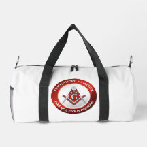 Bolsa de gimnasia masónica roja