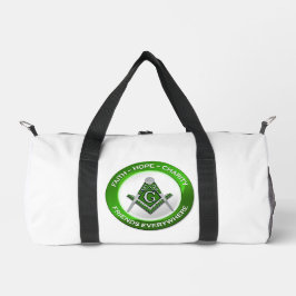 Bolsa de gimnasia masónica verde