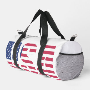 Bolsa de Gimnasio Espíritu Americano Estrellas y B