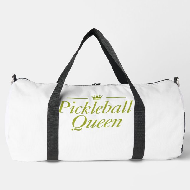 Bolsa de Gimnasio Pickleball Queen 👑🏓 | Pickleba (Anverso)
