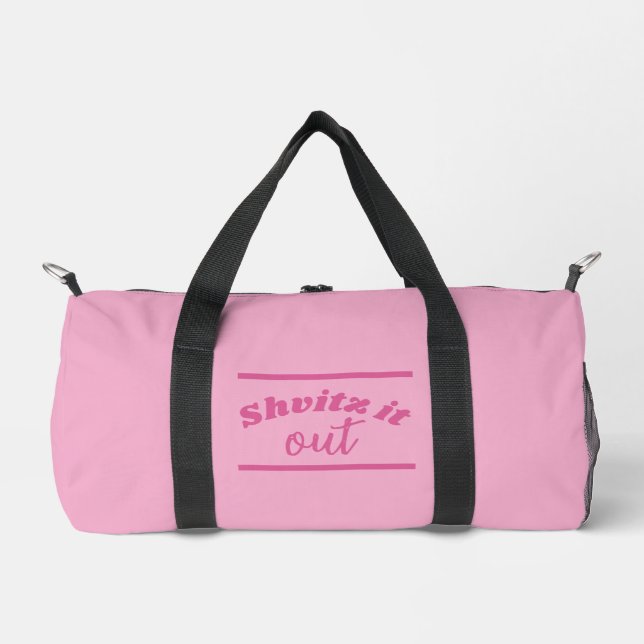Bolsa de gimnasio Shvitz rosa (Anverso)