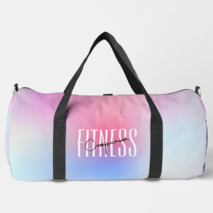 Bolsa de gimnasio suave rosa moderno y colorido