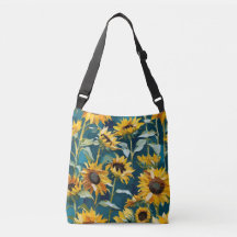 Bolsa de girasoles inspirada en Van Gogh