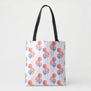 Bolsa de Globos Patrióticos con mangos negros