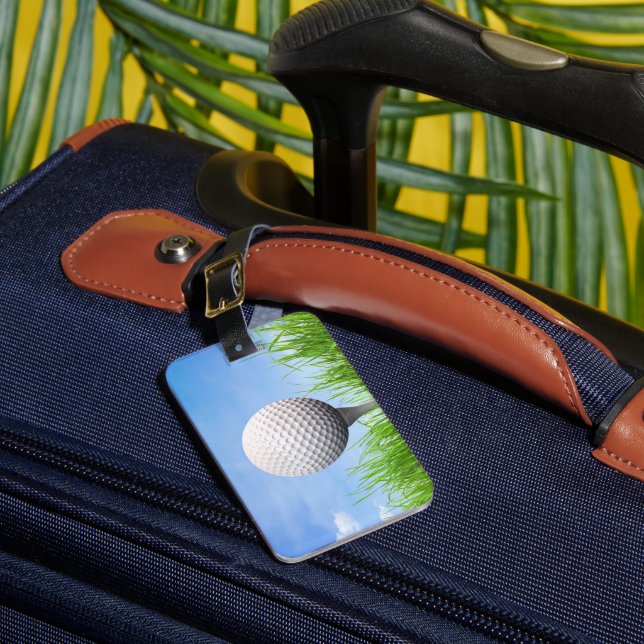 Bolsa de golf Etiqueta tu regalo de tarjeta de vis (Anverso In situ 1)