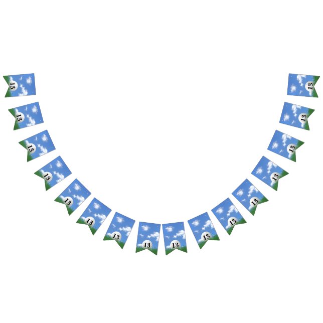 Bolsa de golf para banderas de Bunting de 13 años (Todo)