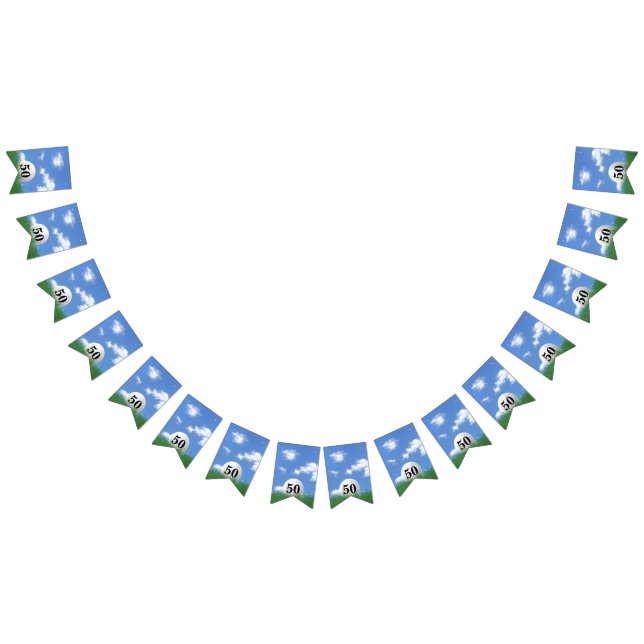 Bolsa de golf para banderas de Bunting de 50 años (Todo)