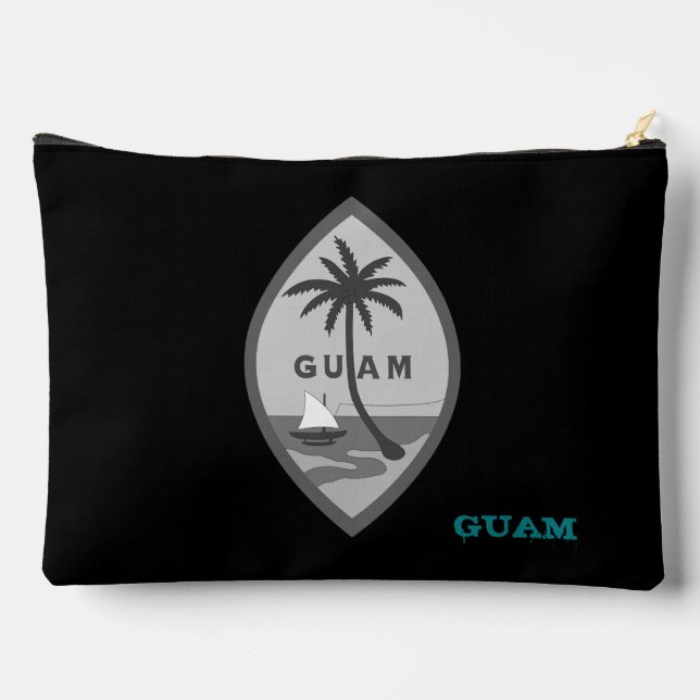 Bolsa de Guam, escudo de armas guatemalteco/bander (Reverso )