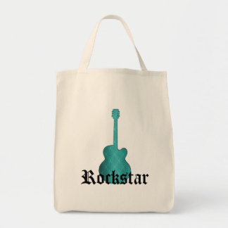 Bolsa de guitarra Rockstar Damask, Turquesa