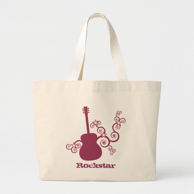 Bolsa de guitarra Rockstar, Fuchsia (Frente)