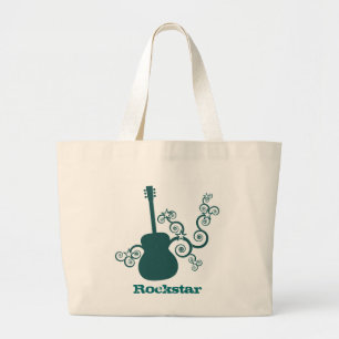 Bolsa de guitarra Rockstar, Verde azulado oscuro