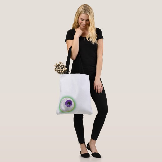 Bolsa de Halloween con ojos de globo ocular brilla (Puesto)