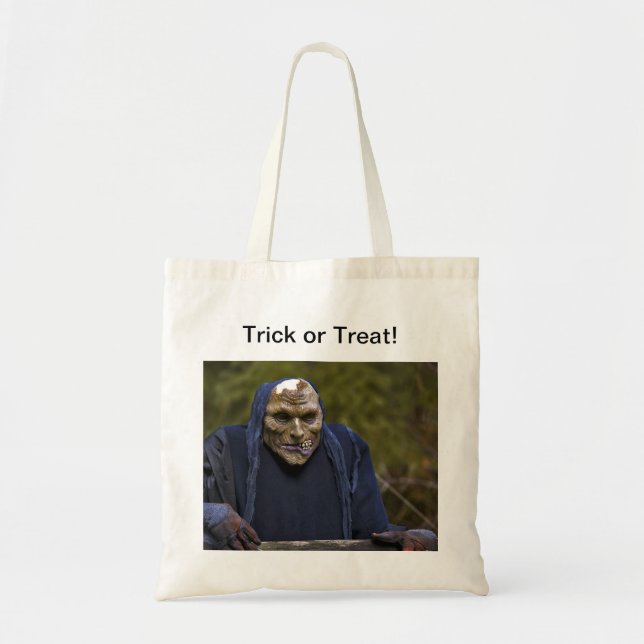 Bolsa de Halloween con trucos o trucos (Frente)