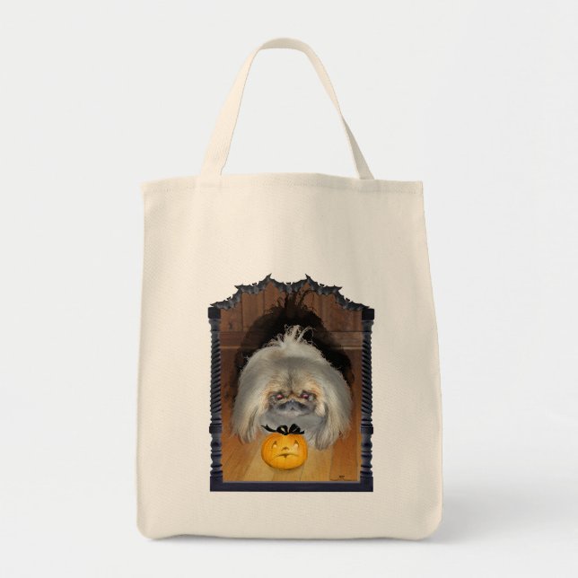 Bolsa de Halloween de Pekinés (Frente)
