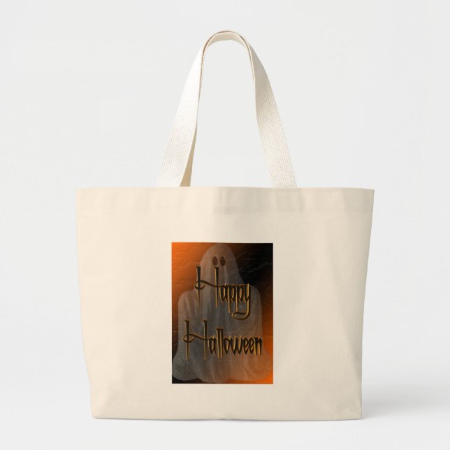 Bolsa de Halloween Ghostly Happy (Frente)