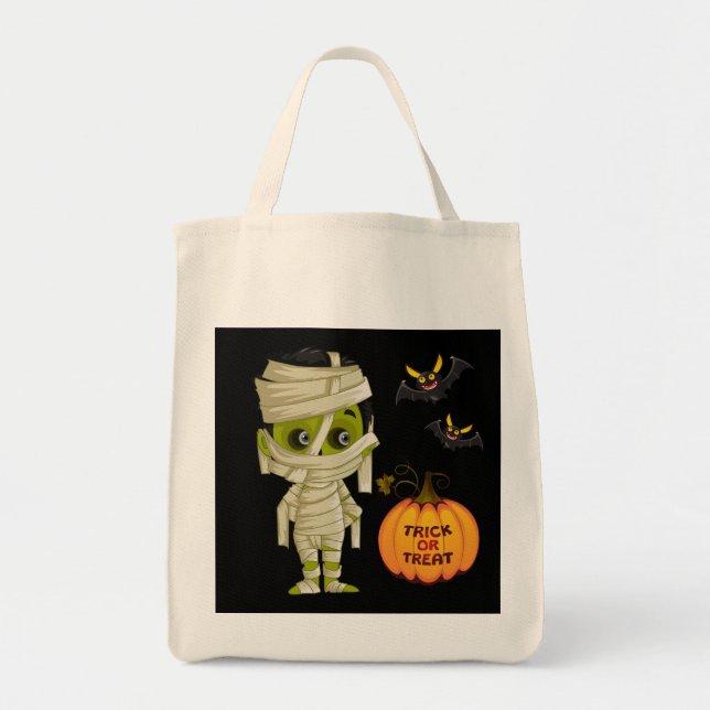 Bolsa de Halloween-Niño Momia (Frente)