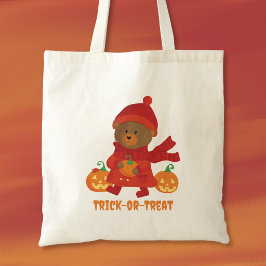 Bolsa de Halloween Otoño Bear Trick-or-Treat