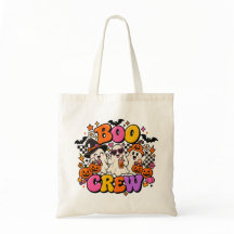 Bolsa de Halloween para niños Retro Boo Crew