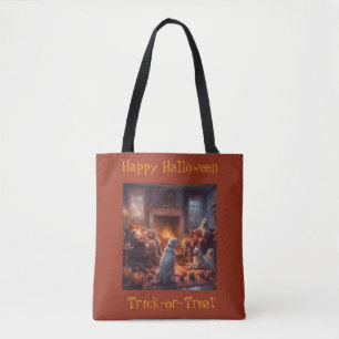 Bolsa de Halloween para perros tumbados