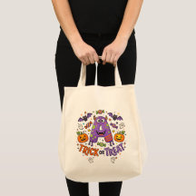 Bolsa de Halloween para truco o trato de gato negr