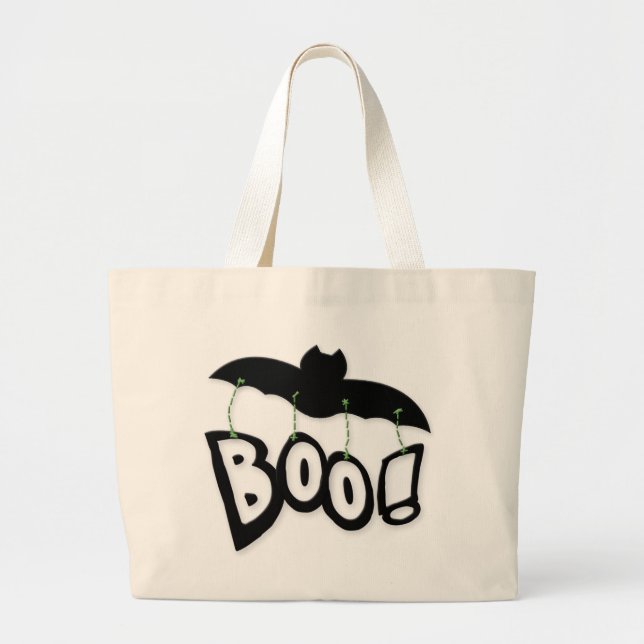 Bolsa de Halloween para trucos o trato de fantasma (Frente)