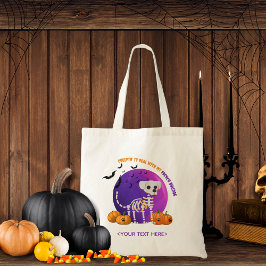 Bolsa de Halloween Trick o Treg Dog Candy Tote Bag